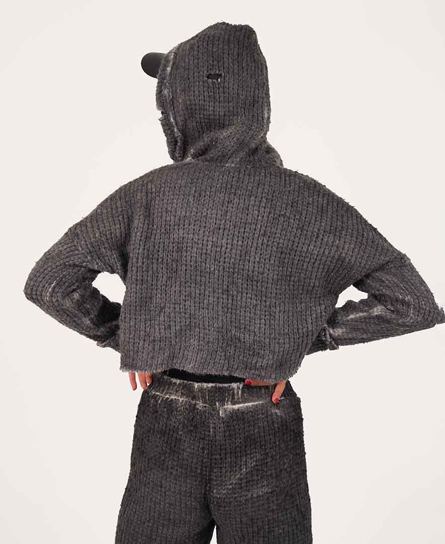 سوییشرت کراپ زنانه