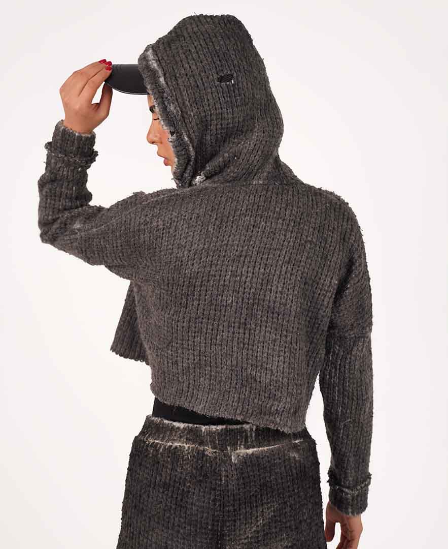 سوییشرت کراپ زنانه