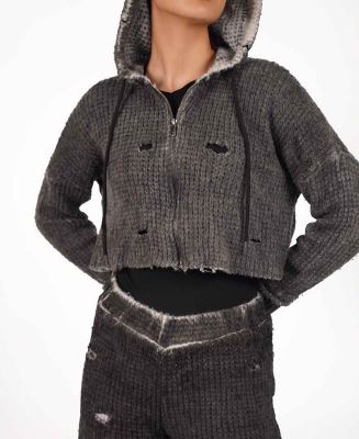 سوییشرت کراپ زنانه