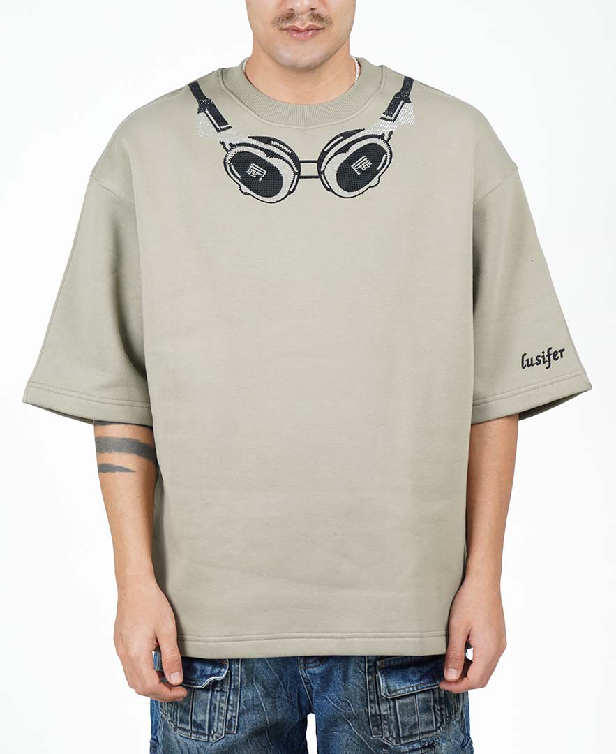 تیشرت نگین کاری مردانه