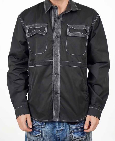 پیراهن ترکیبی مردانه