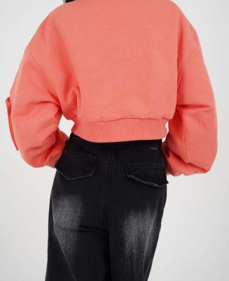 سوییشرت کراپ زنانه