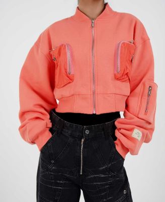 سوییشرت کراپ زنانه