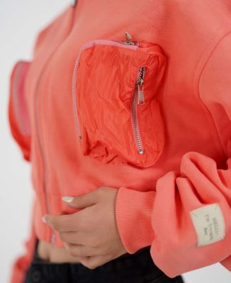 سوییشرت کراپ زنانه