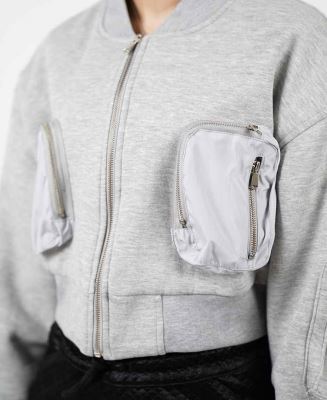 سوییشرت کراپ زنانه