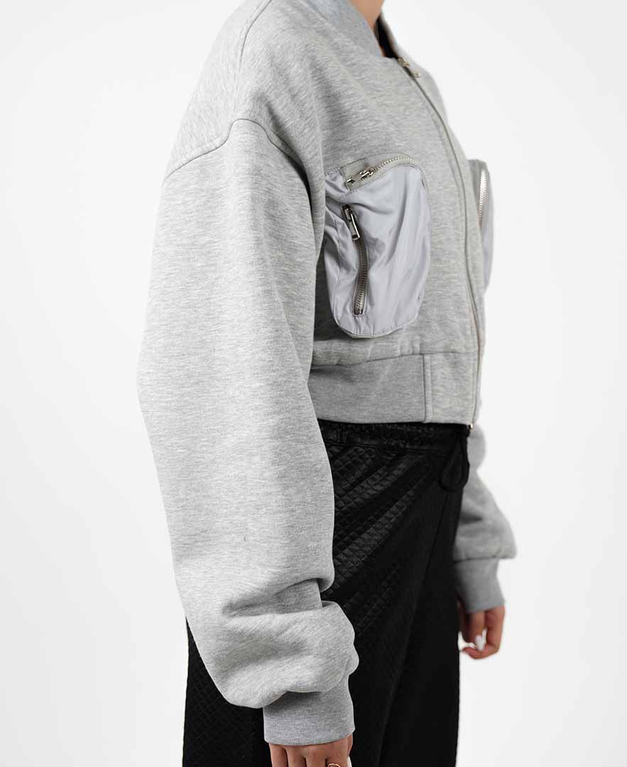 سوییشرت کراپ زنانه