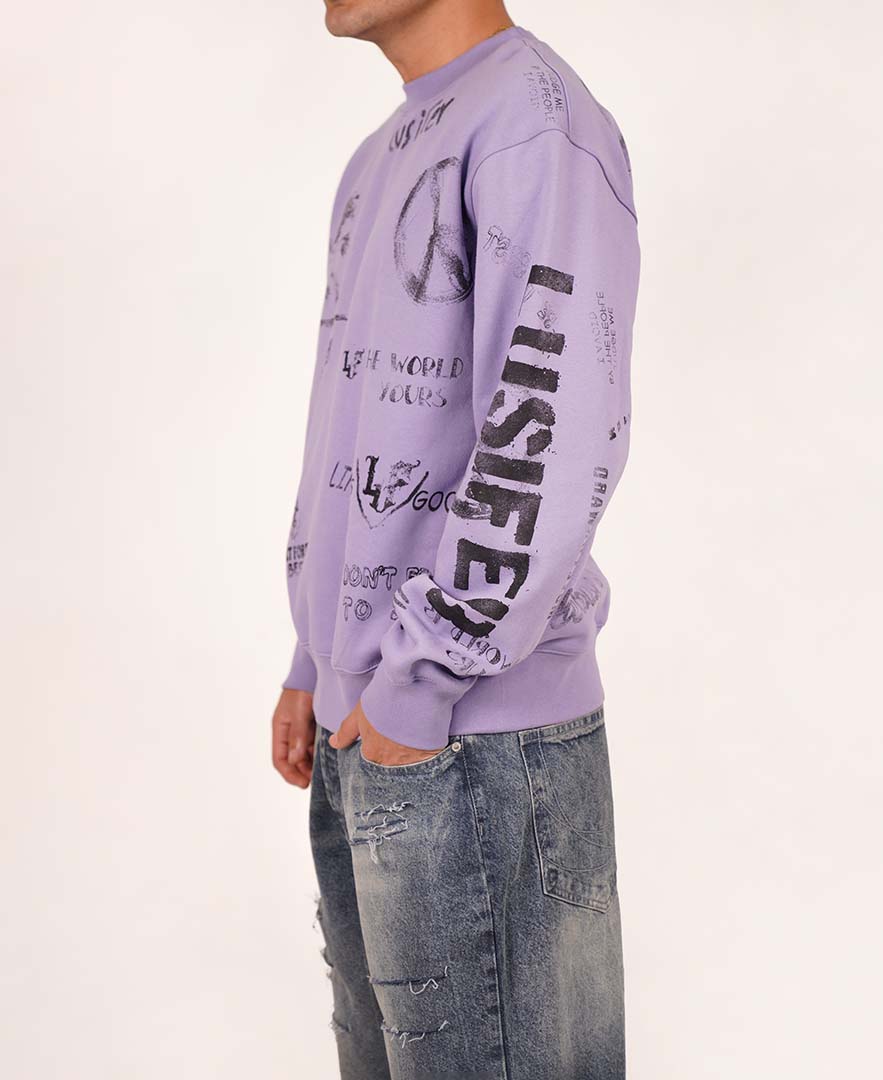 سوییشرت چاپ دار مردانه