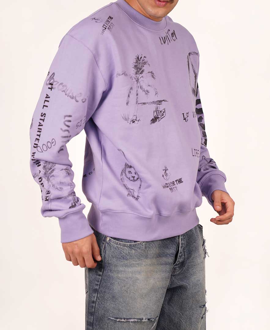 سوییشرت چاپ دار مردانه