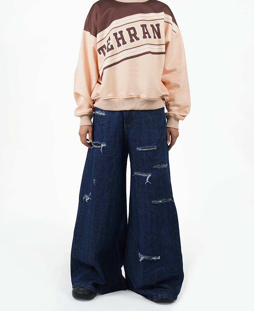 شلوار شست کثیف زنانه