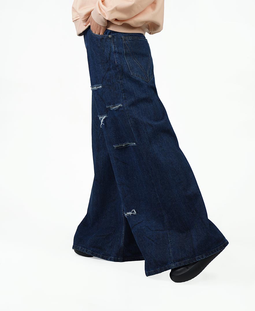 شلوار شست کثیف زنانه