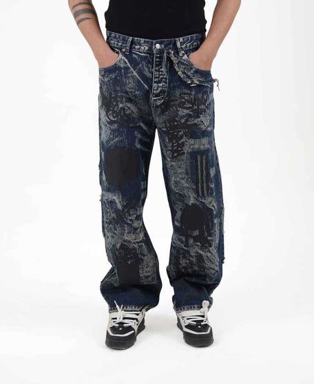 شلوار طرحدار مردانه