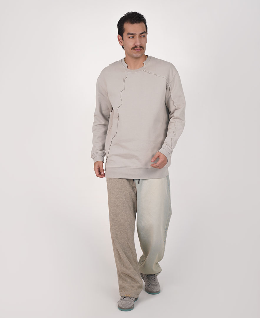 سوییشرت برش دار مردانه