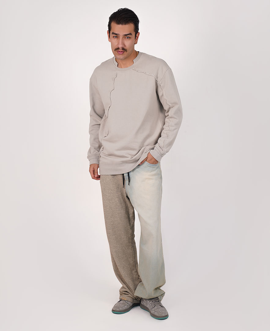 سوییشرت برش دار مردانه