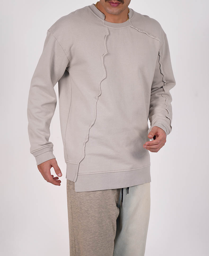 سوییشرت برش دار مردانه