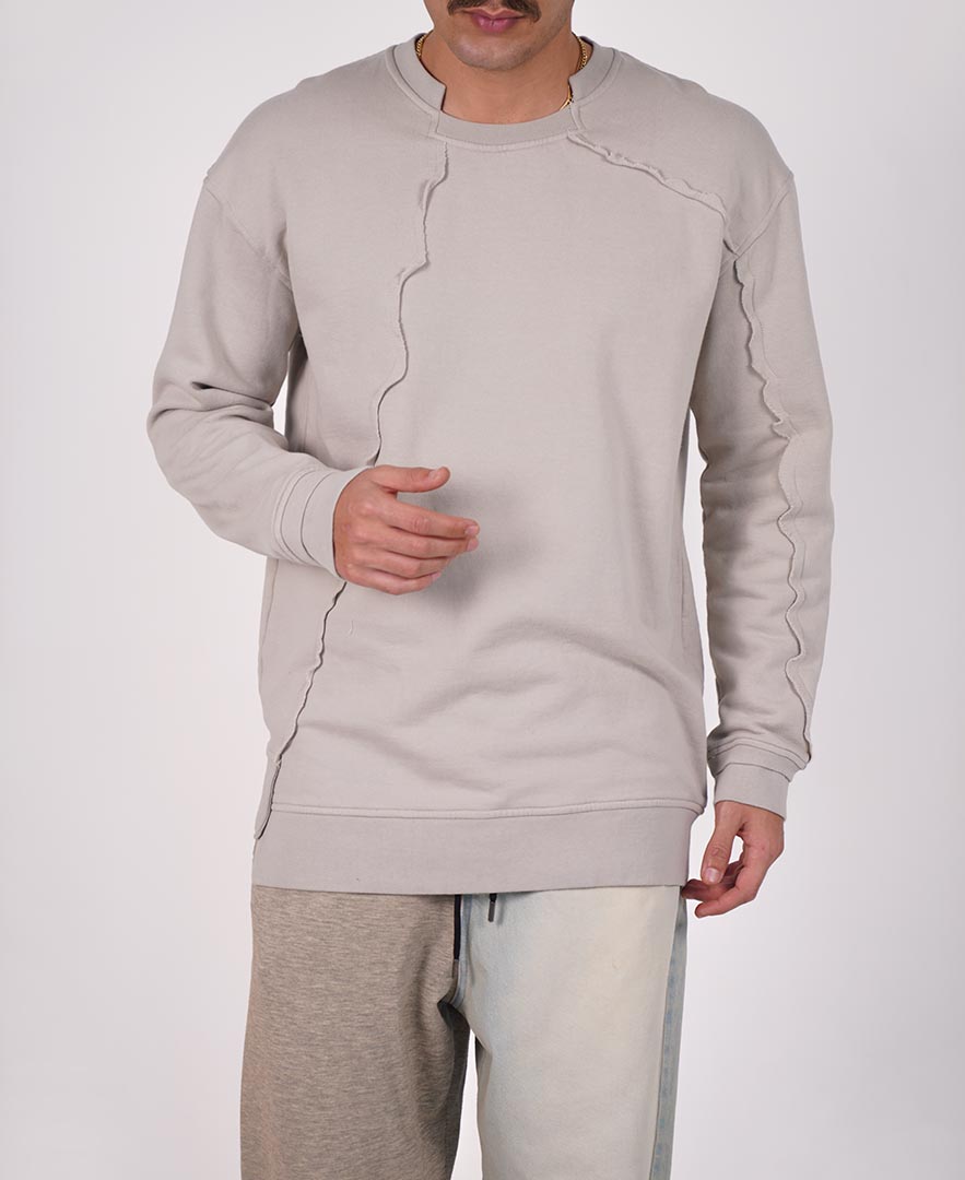 سوییشرت برش دار مردانه