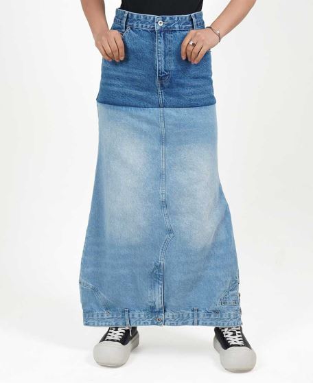 دامن شست دار زنانه