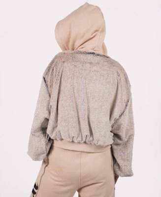 سوییشرت کلاه دار زنانه