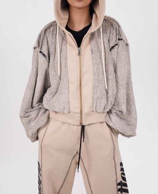 سوییشرت کلاه دار زنانه