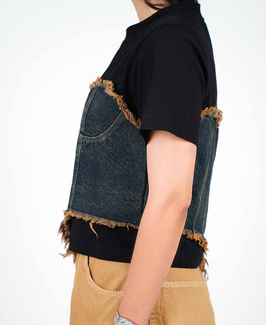 تیشرت تکه دوزی زنانه