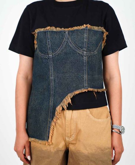 تیشرت تکه دوزی زنانه