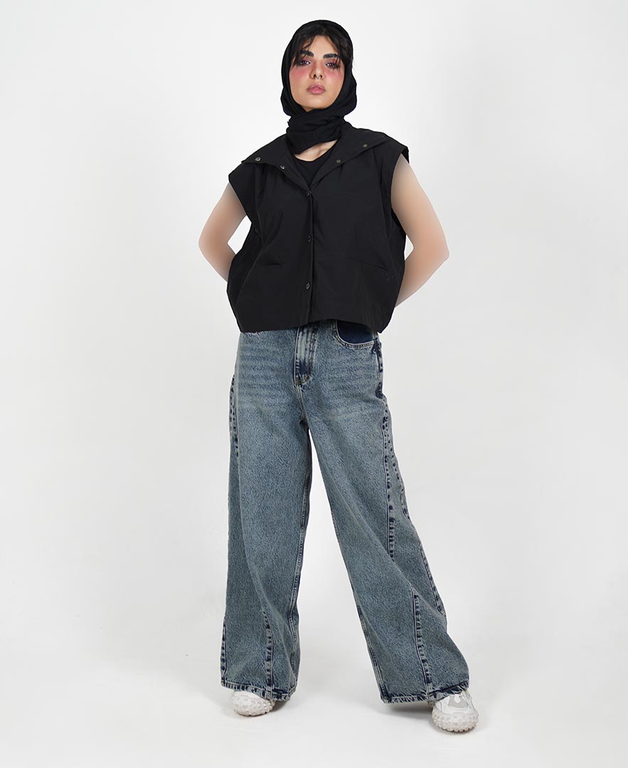 وست کلاه دار زنانه