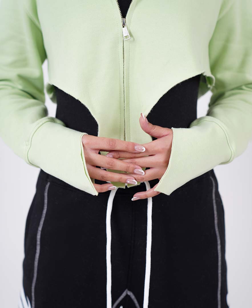 سوییشرت کراپ زنانه