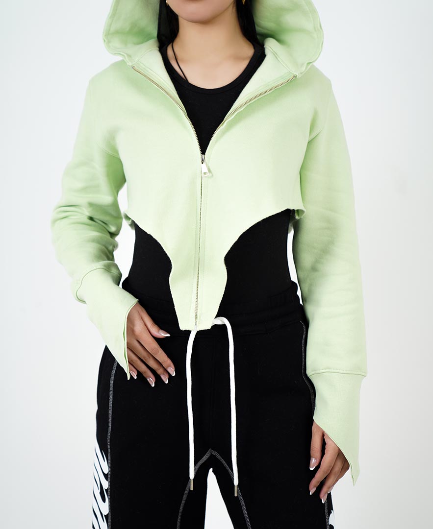 سوییشرت کراپ زنانه