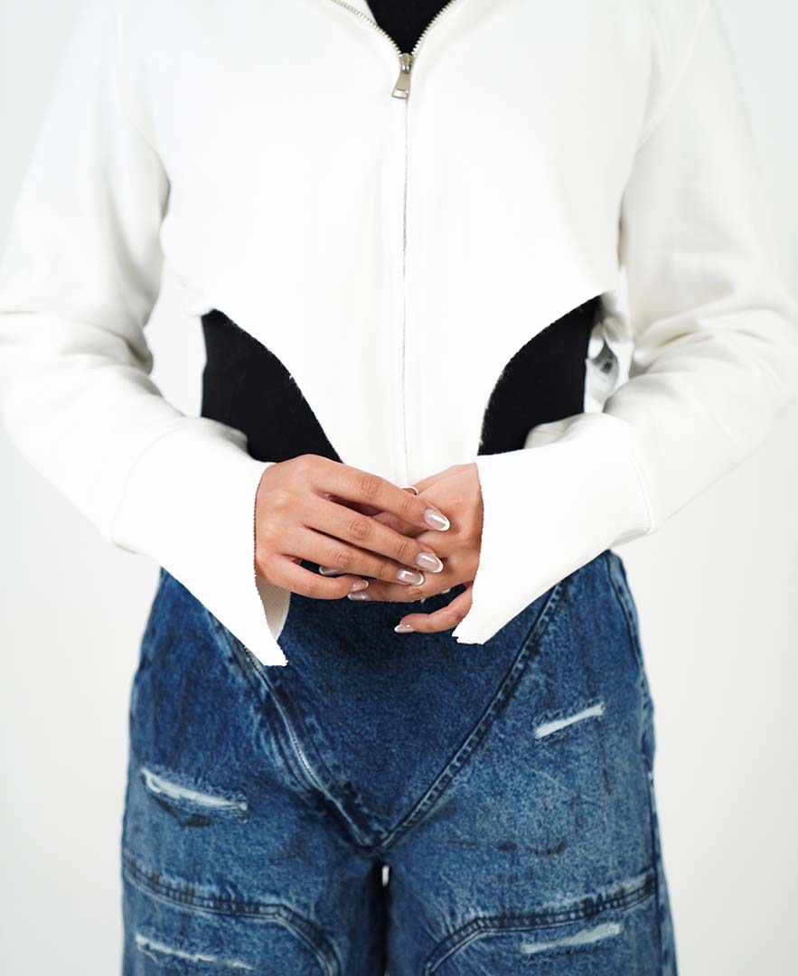 سوییشرت کراپ زنانه