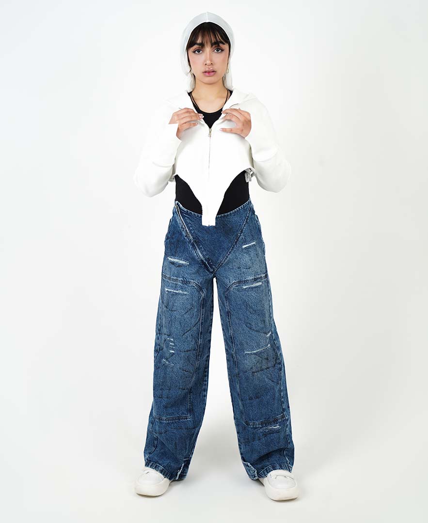 سوییشرت کراپ زنانه