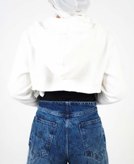 سوییشرت کراپ زنانه