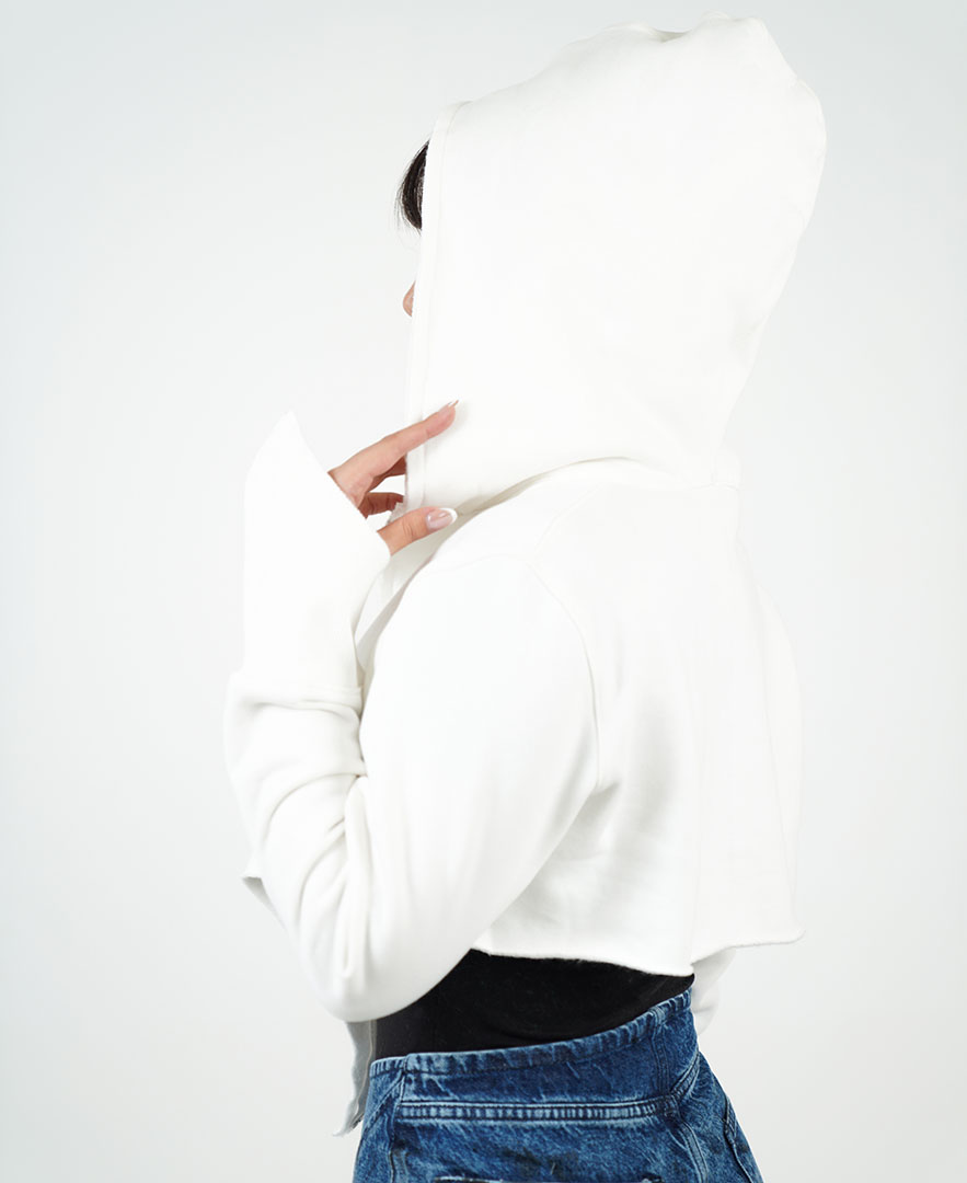 سوییشرت کراپ زنانه