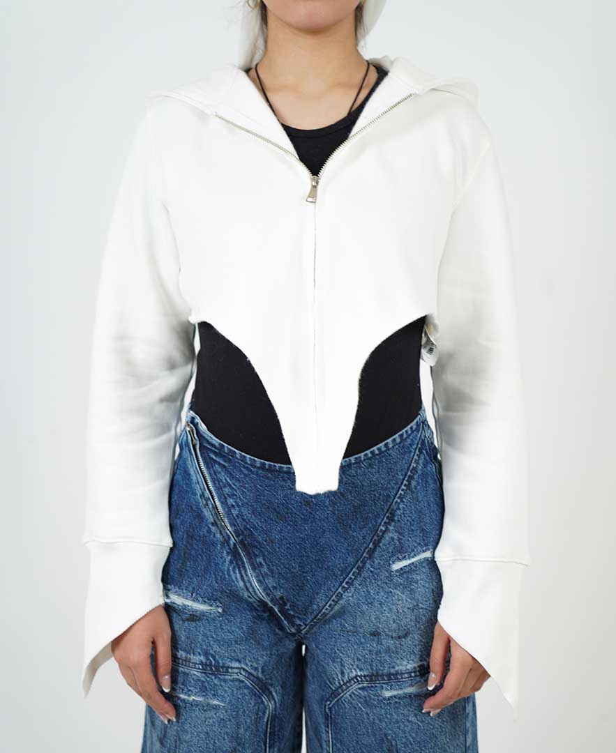 سوییشرت کراپ زنانه