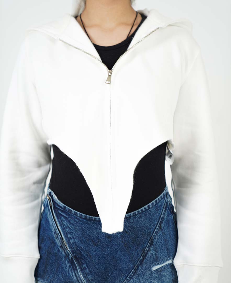 سوییشرت کراپ زنانه