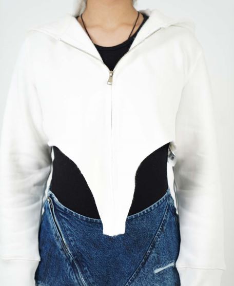 سوییشرت کراپ زنانه