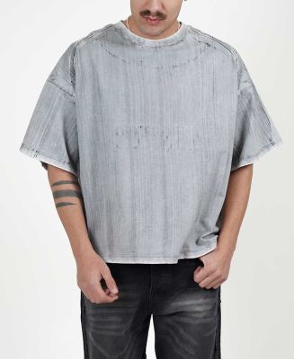 تیشرت شست گوگردی مردانه