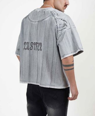 تیشرت شست گوگردی مردانه