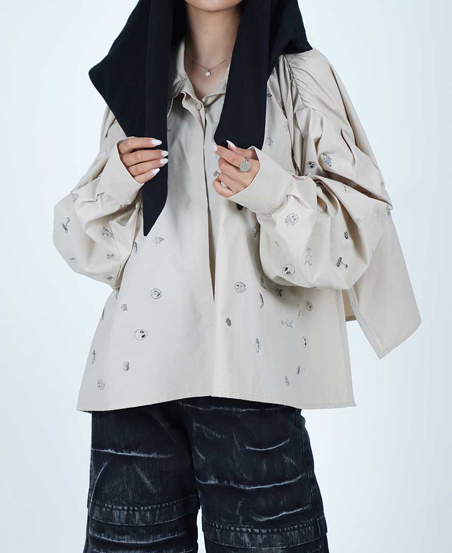 مانتو چاپ دار زنانه