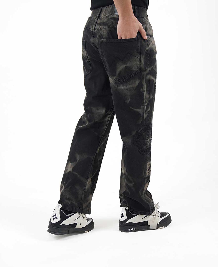 شلوار گلدوزی شده مردانه