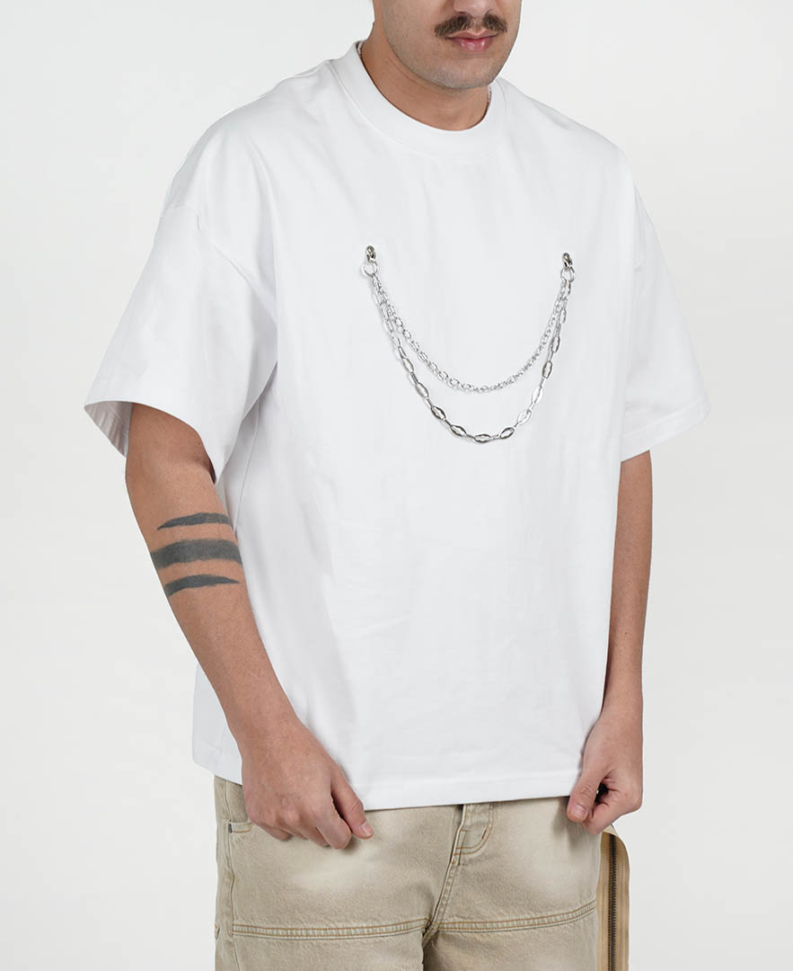 تیشرت زنجیر دار مردانه