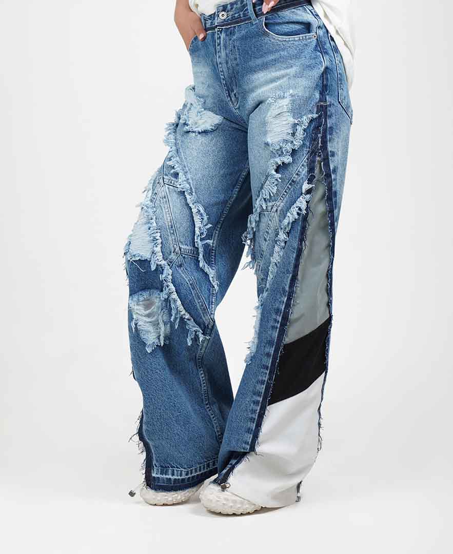 شلوار برش دار زنانه