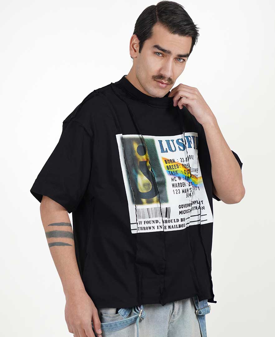 تیشرت برش دار مردانه