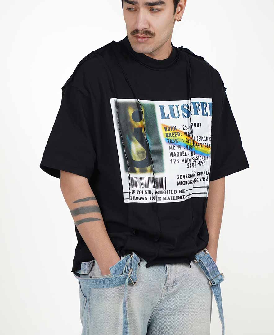 تیشرت برش دار مردانه