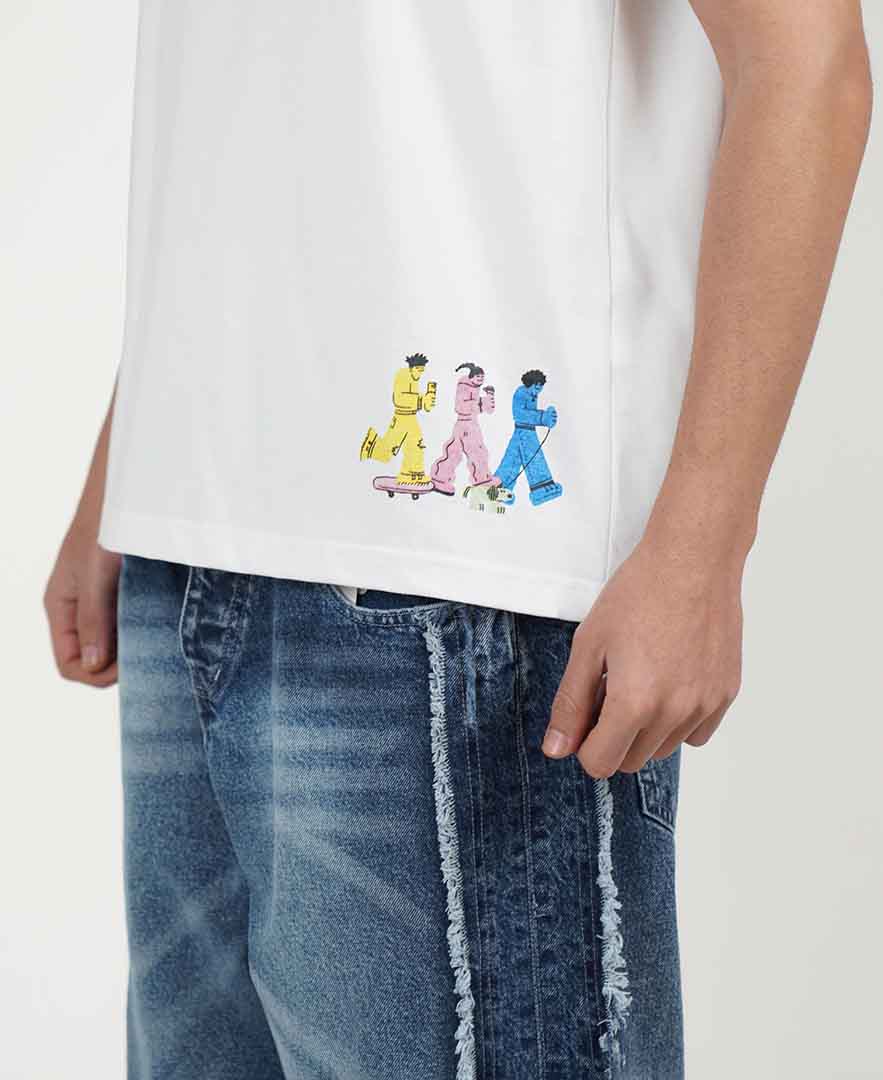 رکابی چاپ دار مردانه