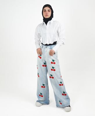 شلوار گلدوزی شده زنانه