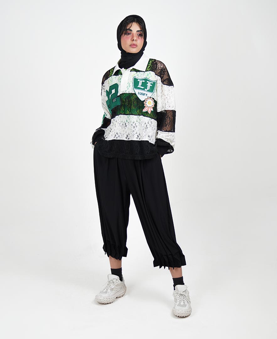 شلوار پیلی دار زنانه