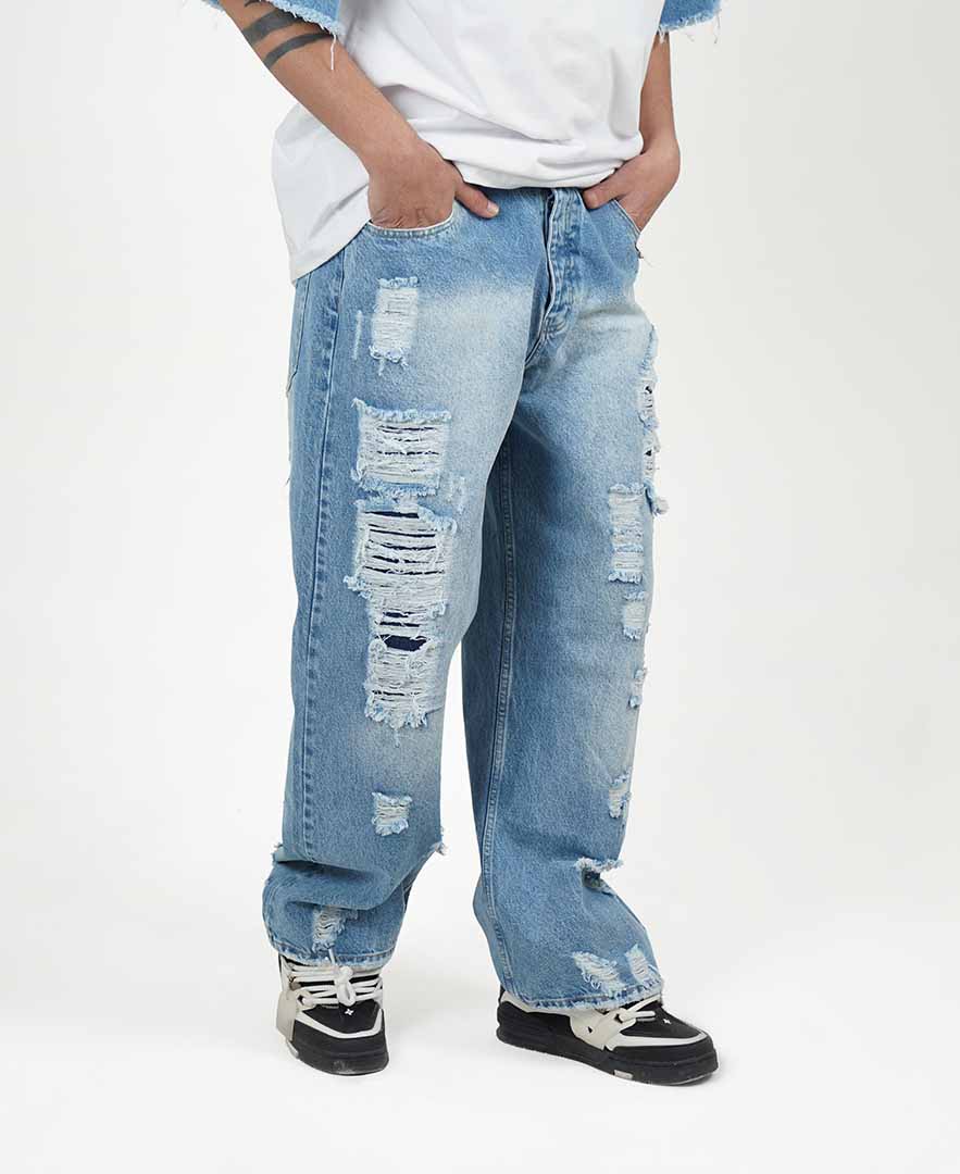 شلوار نیم بگ مردانه