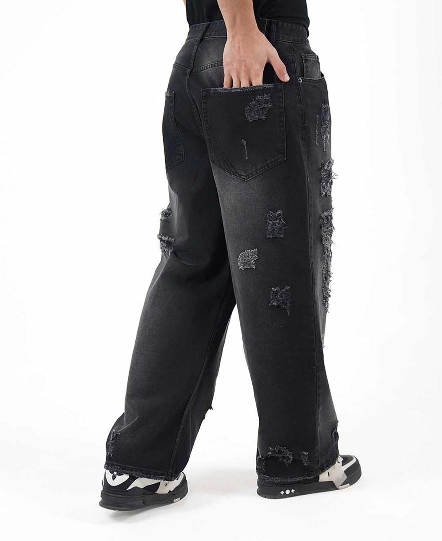 شلوار نیم بگ مردانه