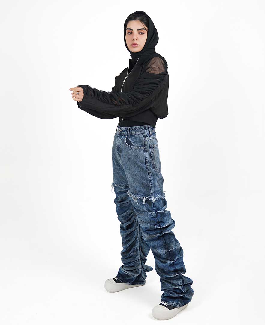 شلوار پیلی دار زنانه