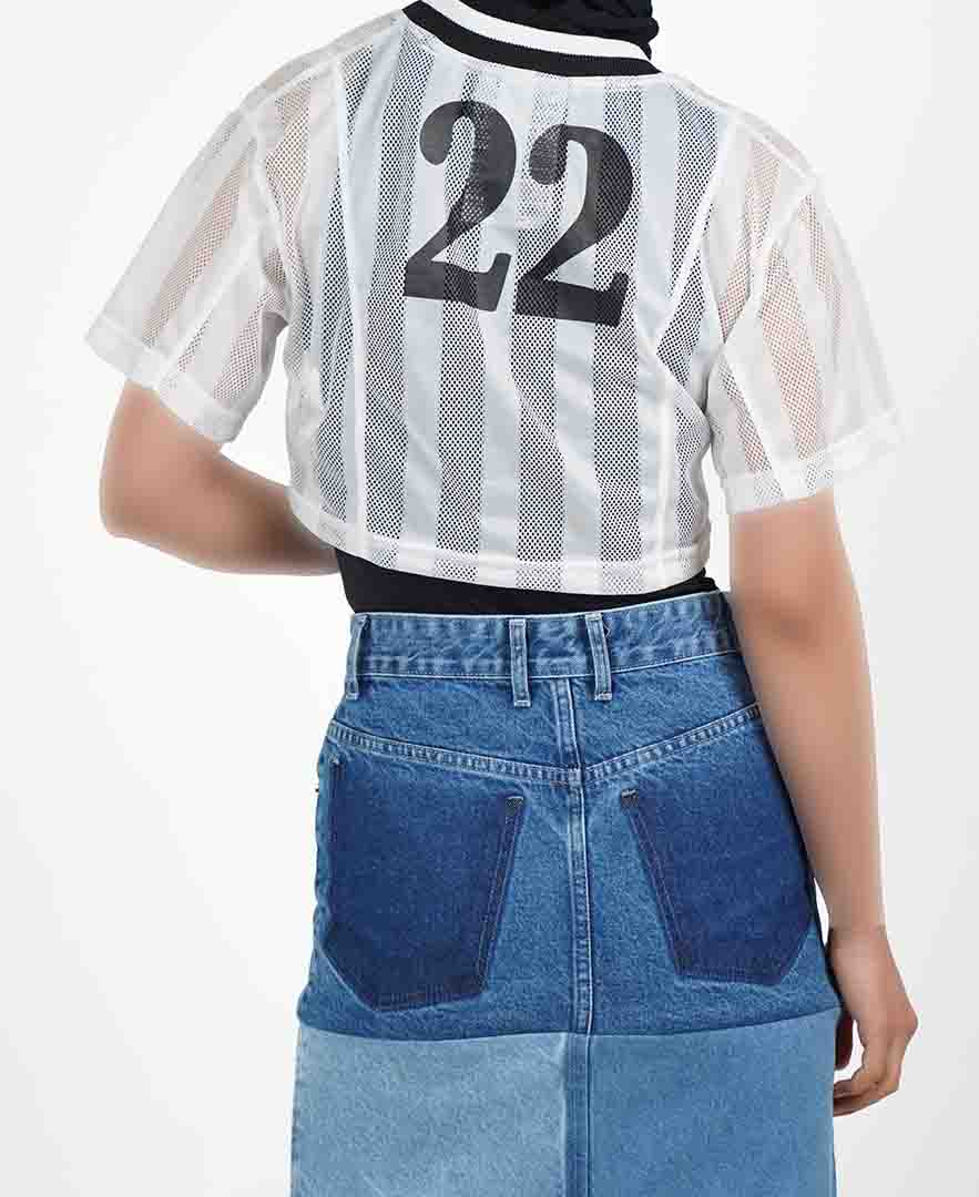 تیشرت کراپ زنانه