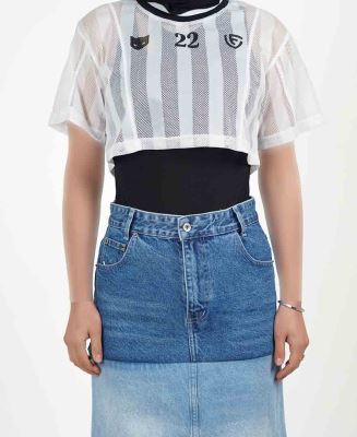 تیشرت کراپ زنانه